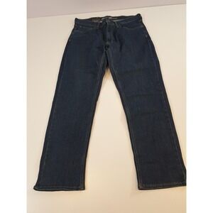 Eddie Bauer Jeans Mens 34x30 Blue Classic Straight Denim Stretch Dark Wash Pants